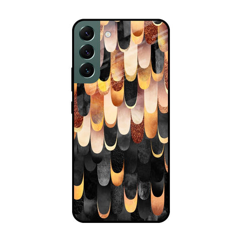 Bronze Abstract Samsung Galaxy S22 Plus 5G Glass Cases & Covers Online