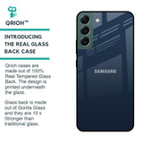 Overshadow Blue Glass Case For Samsung Galaxy S22 Plus 5G