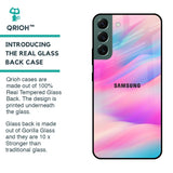 Colorful Waves Glass case for Samsung Galaxy S22 Plus 5G