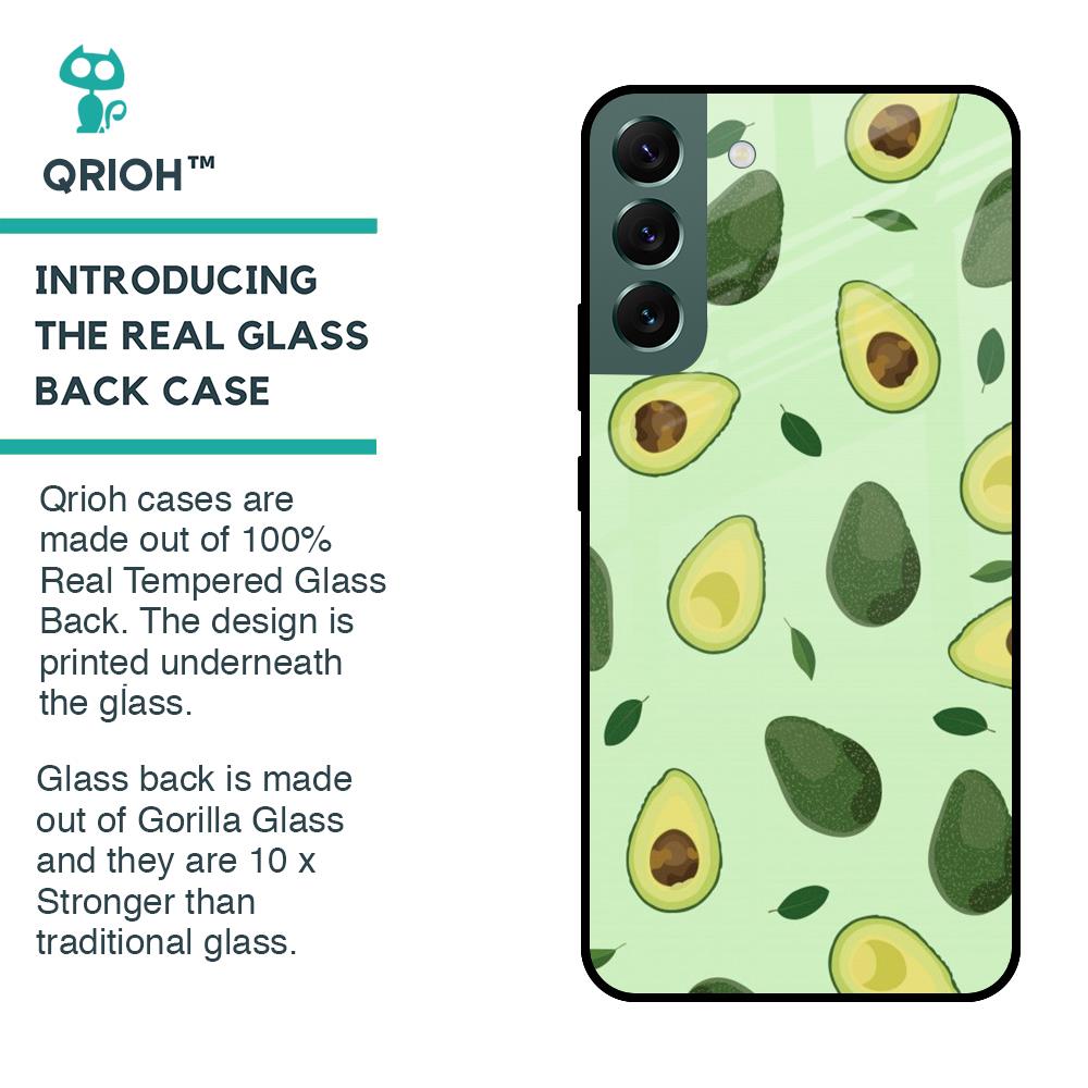 Avocado Green Glass Case For Samsung Galaxy S22 Plus 5G