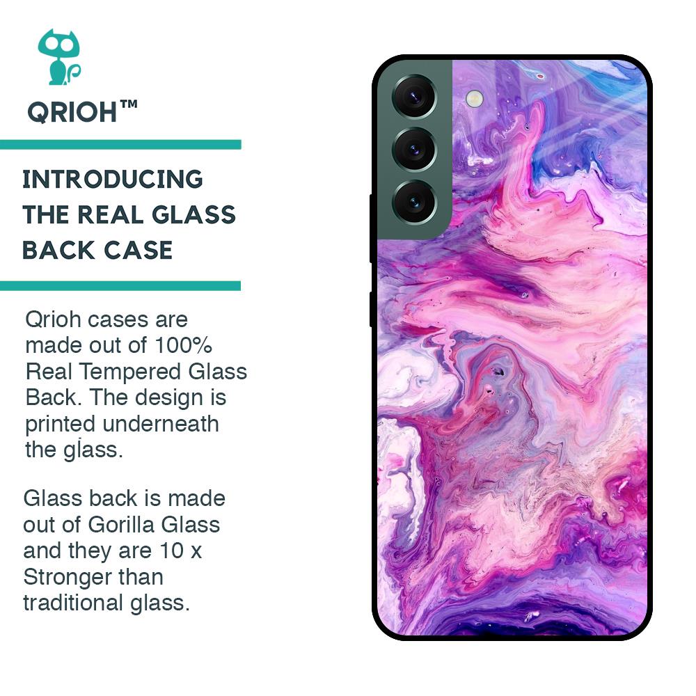 Cosmic Galaxy Glass Case for Samsung Galaxy S22 Plus 5G