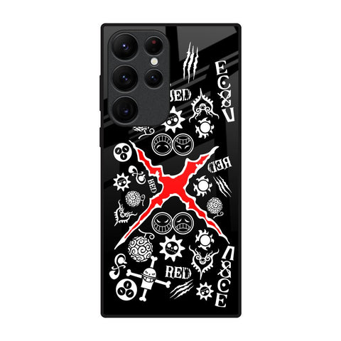 Red Zone Samsung Galaxy S22 Ultra 5G Glass Back Cover Online