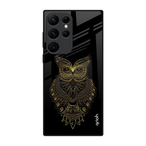 Golden Owl Samsung Galaxy S22 Ultra 5G Glass Back Cover Online