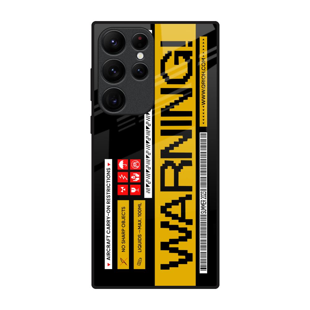 Aircraft Warning Samsung Galaxy S22 Ultra 5G Glass Back Cover Online