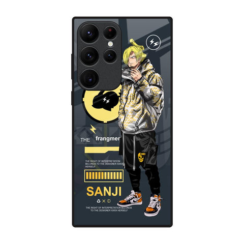 Cool Sanji Samsung Galaxy S22 Ultra 5G Glass Back Cover Online