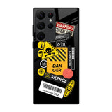 Danger Signs Samsung Galaxy S22 Ultra 5G Glass Back Cover Online