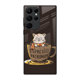 Tea With Kitty Samsung Galaxy S22 Ultra 5G Glass Back Cover Online