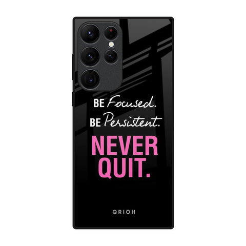 Be Focused Samsung Galaxy S22 Ultra 5G Glass Back Cover Online