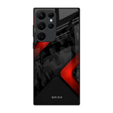 Modern Camo Abstract Samsung Galaxy S22 Ultra 5G Glass Back Cover Online