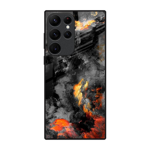 Lava Explode Samsung Galaxy S22 Ultra 5G Glass Back Cover Online