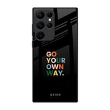 Go Your Own Way Samsung Galaxy S22 Ultra 5G Glass Back Cover Online