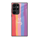 Lucky Abstract Samsung Galaxy S22 Ultra 5G Glass Back Cover Online