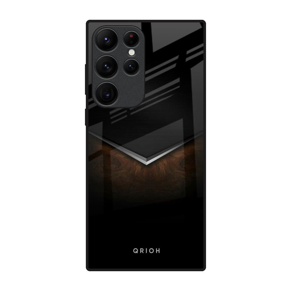 Dark Walnut Samsung Galaxy S22 Ultra 5G Glass Back Cover Online