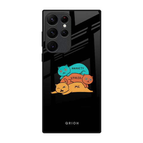 Anxiety Stress Samsung Galaxy S22 Ultra 5G Glass Back Cover Online