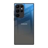 Blue Grey Ombre Samsung Galaxy S22 Ultra 5G Glass Back Cover Online