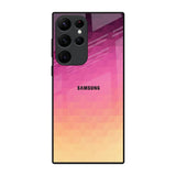 Geometric Pink Diamond Samsung Galaxy S22 Ultra 5G Glass Back Cover Online