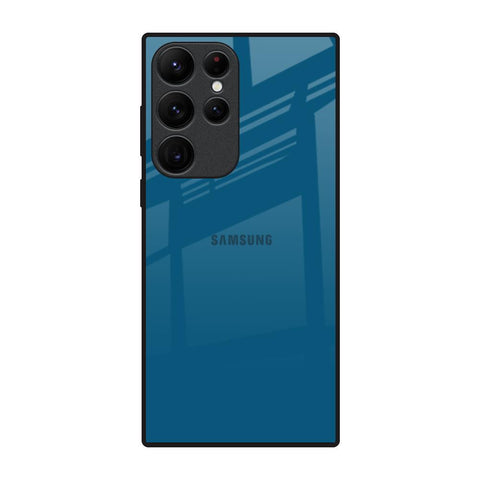 Cobalt Blue Samsung Galaxy S22 Ultra 5G Glass Back Cover Online