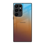 Rich Brown Samsung Galaxy S22 Ultra 5G Glass Back Cover Online