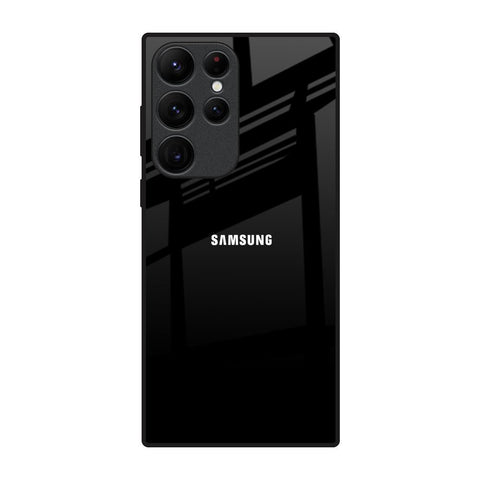 Jet Black Samsung Galaxy S22 Ultra 5G Glass Back Cover Online