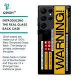 Aircraft Warning Glass Case for Samsung Galaxy S22 Ultra 5G