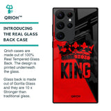 I Am A King Glass Case for Samsung Galaxy S22 Ultra 5G