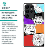 Anime Sketch Glass Case for Samsung Galaxy S22 Ultra 5G
