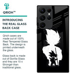 Monochrome Goku Glass Case for Samsung Galaxy S22 Ultra 5G