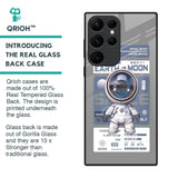 Space Flight Pass Glass Case for Samsung Galaxy S22 Ultra 5G