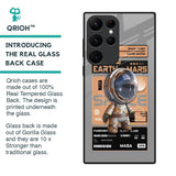 Space Ticket Glass Case for Samsung Galaxy S22 Ultra 5G