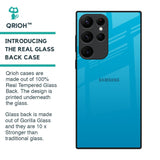 Blue Aqua Glass Case for Samsung Galaxy S22 Ultra 5G