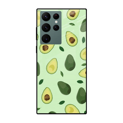 Avocado Green Samsung Galaxy S22 Ultra 5G Glass Cases & Covers Online