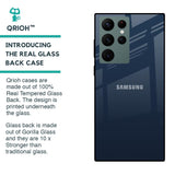 Overshadow Blue Glass Case For Samsung Galaxy S22 Ultra 5G