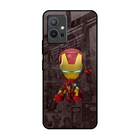 Angry Baby Super Hero Vivo Y75 5G Glass Back Cover Online