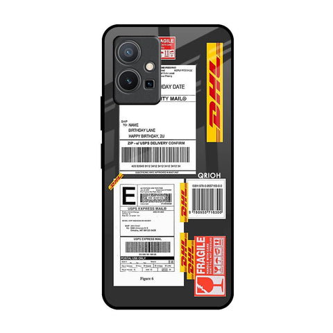 Cool Barcode Label Vivo Y75 5G Glass Back Cover Online