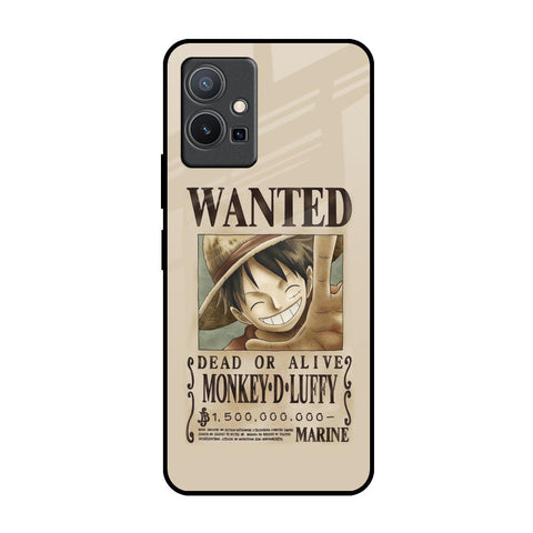 Luffy Wanted Vivo Y75 5G Glass Back Cover Online