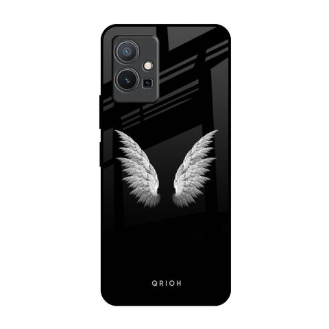 White Angel Wings Vivo Y75 5G Glass Back Cover Online
