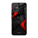 Modern Camo Abstract Vivo Y75 5G Glass Back Cover Online