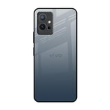 Smokey Grey Color Vivo Y75 5G Glass Back Cover Online