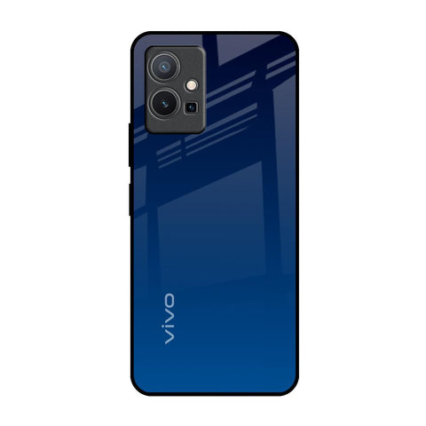 Very Blue Vivo Y75 5G Glass Back Cover Online