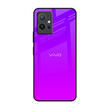 Purple Pink Vivo Y75 5G Glass Back Cover Online