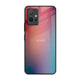 Dusty Multi Gradient Vivo Y75 5G Glass Back Cover Online