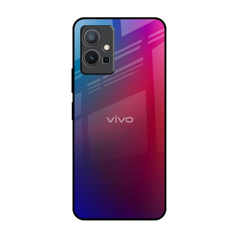 Magical Color Shade Vivo Y75 5G Glass Back Cover Online