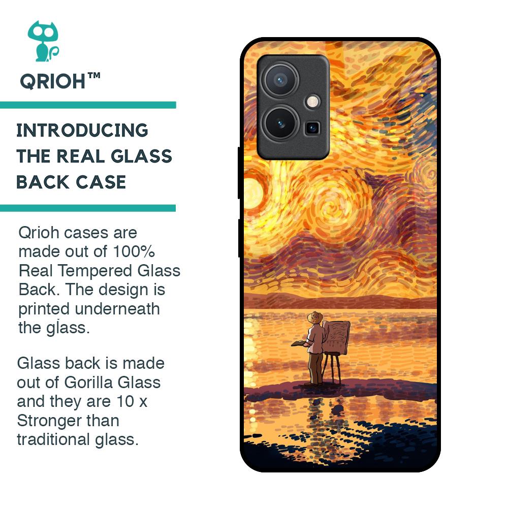 Sunset Vincent Glass Case for Vivo Y75 5G