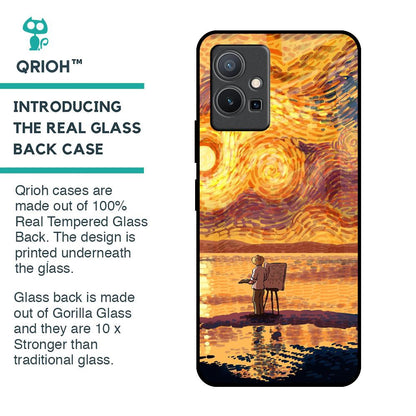 Sunset Vincent Glass Case for Vivo Y75 5G