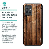 Timber Printed Glass Case for Vivo Y75 5G