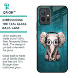 Adorable Baby Elephant Glass Case For Vivo Y75 5G