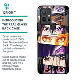 Anime Eyes Glass Case for Vivo Y75 5G