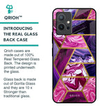 Electroplated Geometric Marble Glass Case for Vivo Y75 5G