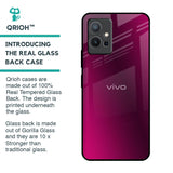 Pink Burst Glass Case for Vivo Y75 5G