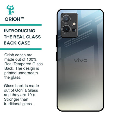Tricolor Ombre Glass Case for Vivo Y75 5G